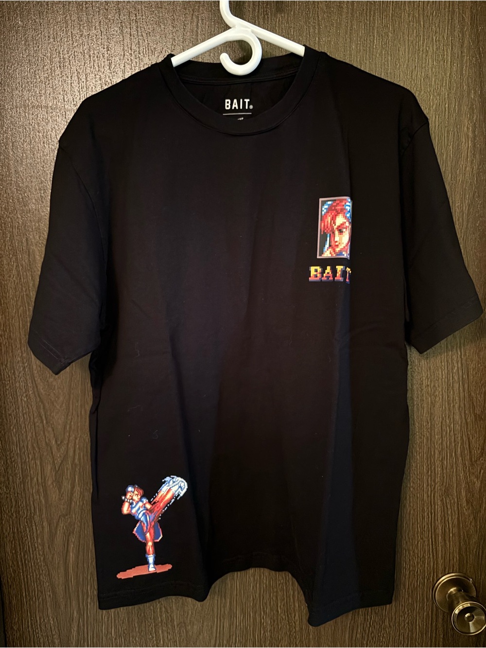 BAIT Street Fighter Black Graphic Arcade Chun Li Tee